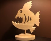 Scary Fish Scroll Saw Pattern