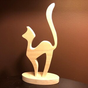 3 Wooden Cats Scroll Saw Patterns Etsy