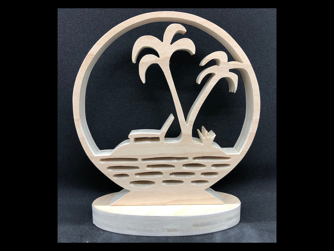 Relax Island Scroll Saw Pattern - Etsy