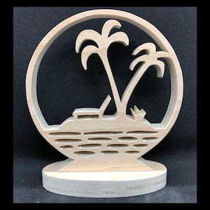 Relax Island Scroll Saw Pattern