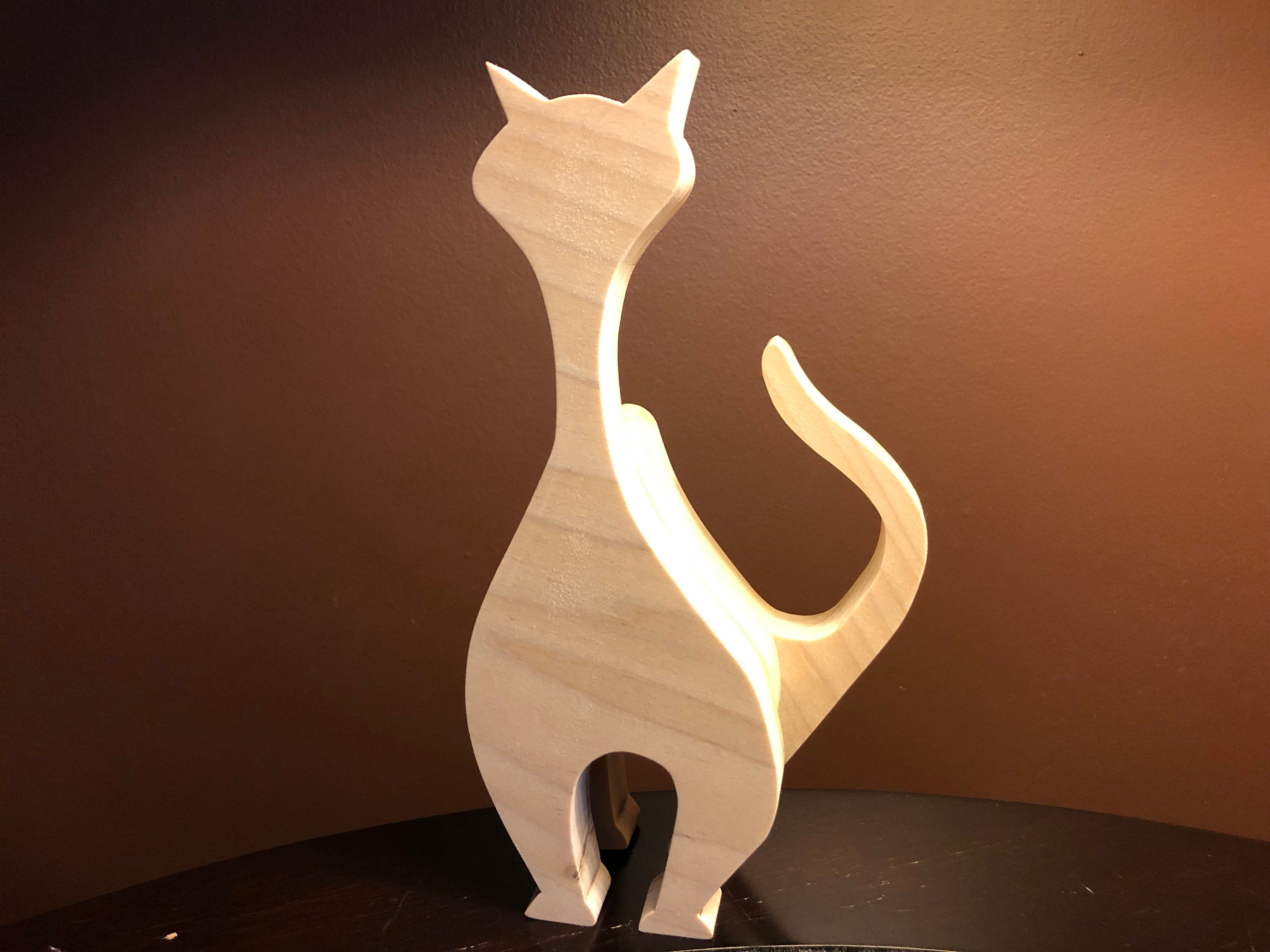 3 Wooden Cats Scroll Saw Patterns | Etsy