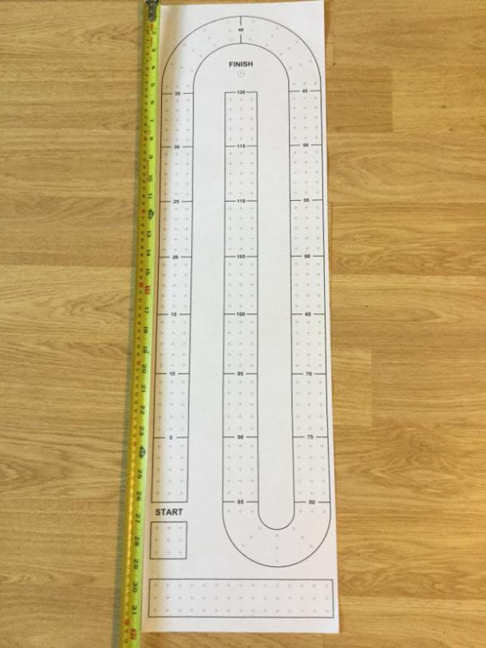 Large Cribbage Board Hole Pattern Paper Template 9''x Etsy Large Cribbage Board Hole Pattern Paper Template 9''x Etsy
