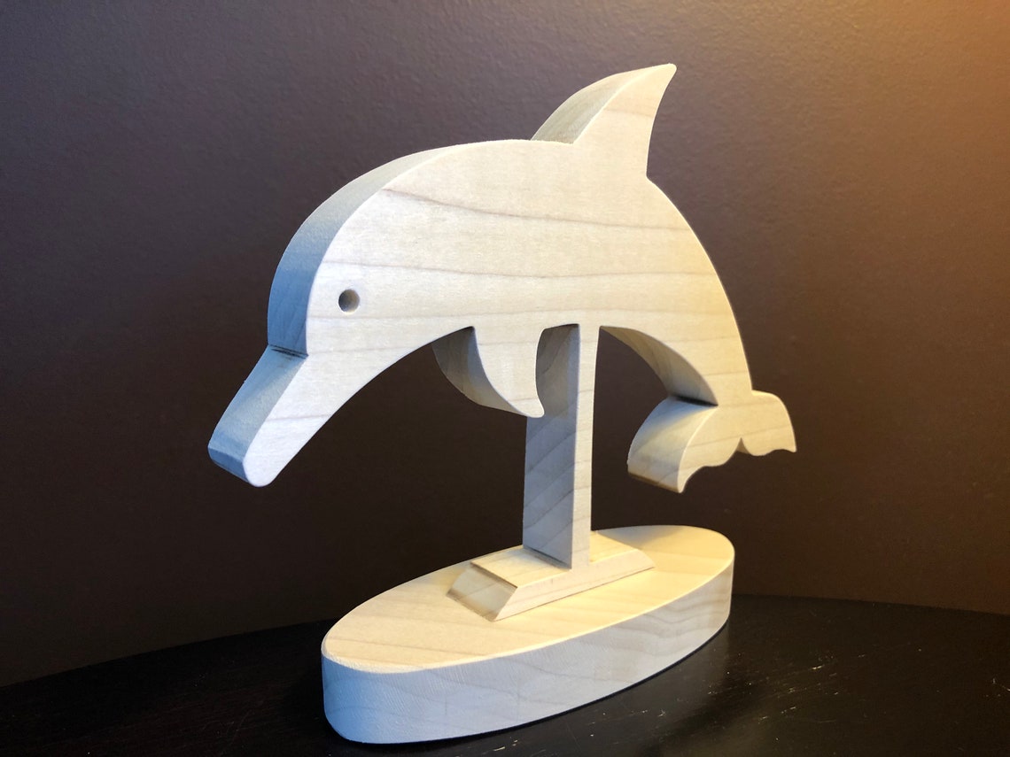 Wood Dolphin Scroll Saw Pattern Etsy