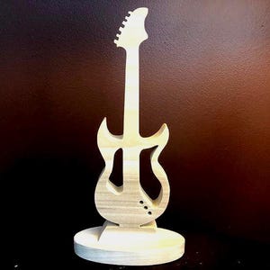 Wood Electric Guitar Scroll Saw Pattern
