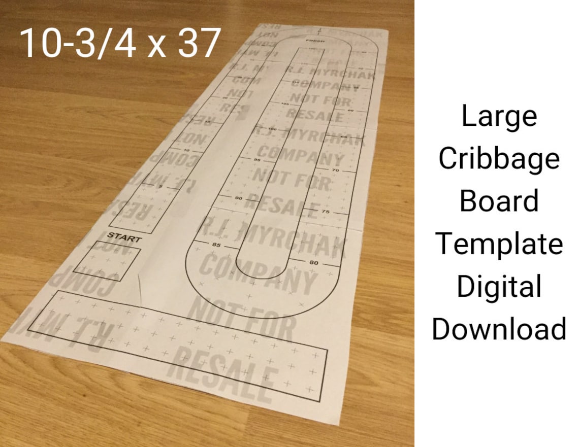 large-cribbage-board-hole-pattern-paper-template-digital-etsy-canada