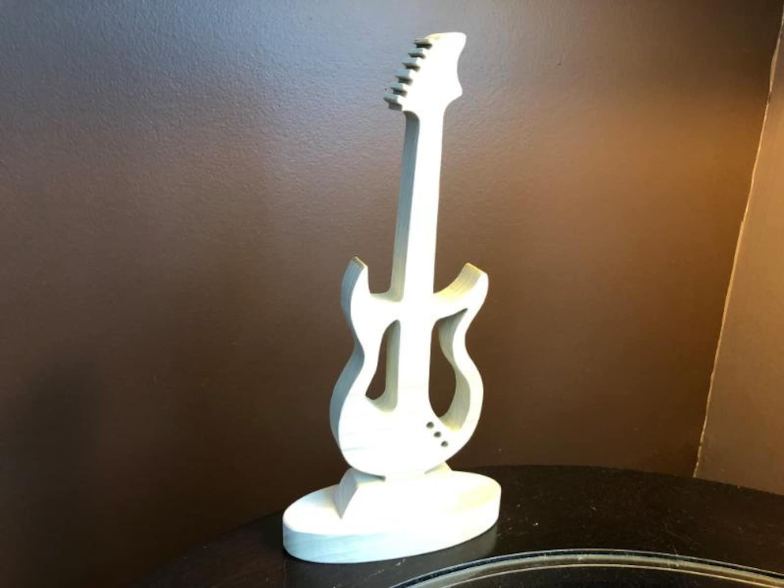 Wood Electric Guitar Scroll Saw Pattern Etsy Canada