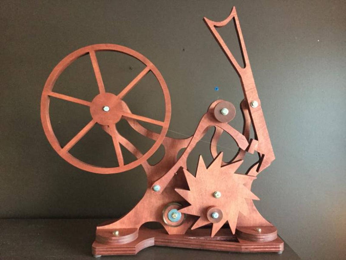 Spring Powered Wheel Sculpture Plans Etsy Canada
