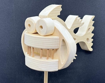 Smiley Fish Scroll Saw Pattern