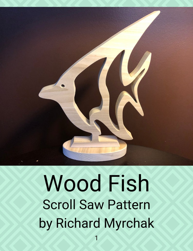 Scroll File Fish Wood Fish Scroll Saw Pattern - Etsy