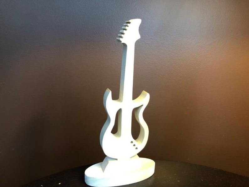 Wood Electric Guitar Scroll Saw Pattern Etsy