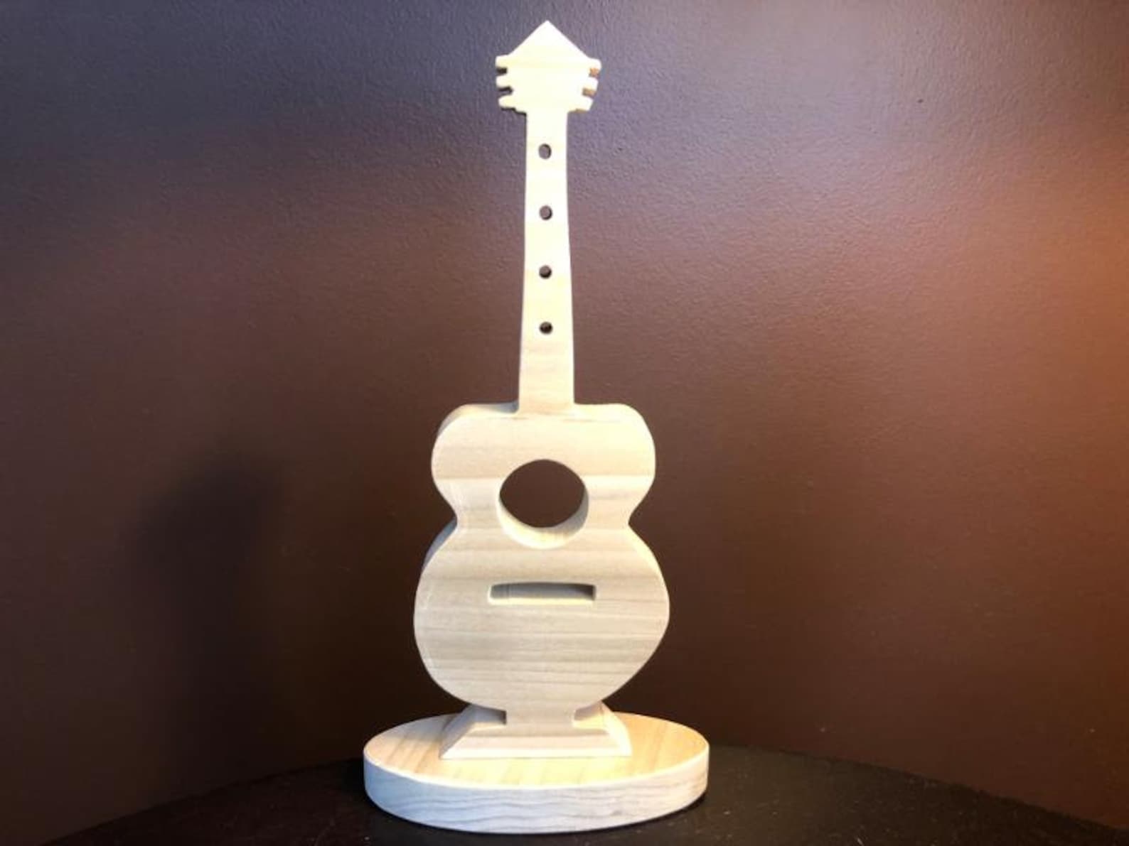 Wood Guitar Scroll Saw Pattern Etsy Canada