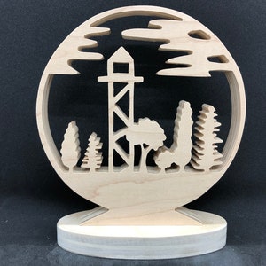 Fire Tower Scroll Saw Pattern