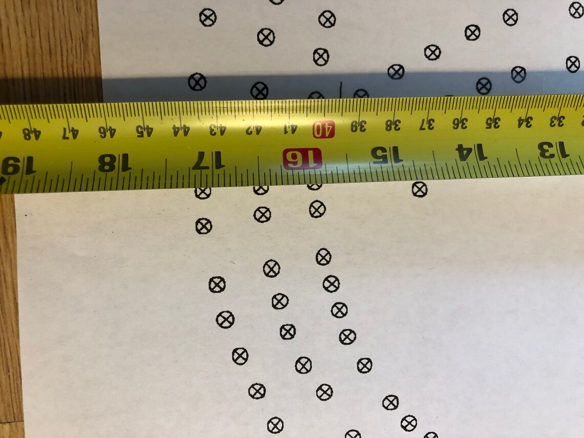 Large 29 Cribbage Board Paper Template Digital Download 13 X Etsy Canada