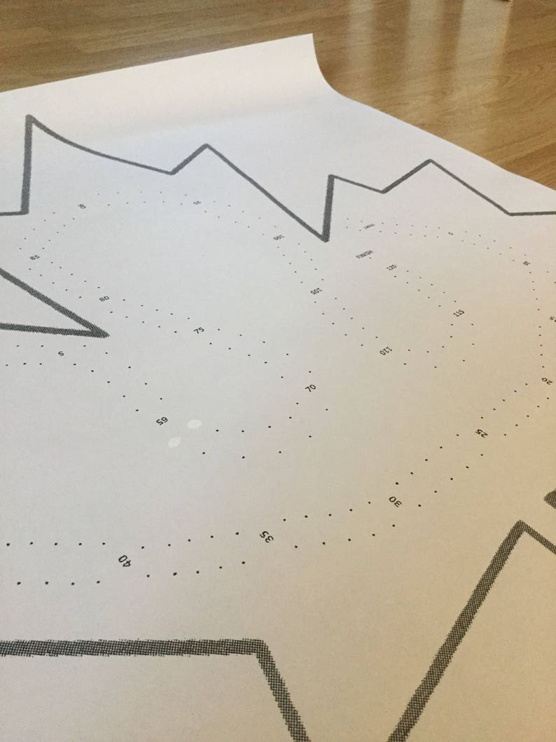 Kanadischen Ahorn Blatt große Cribbage Board-Papier ...