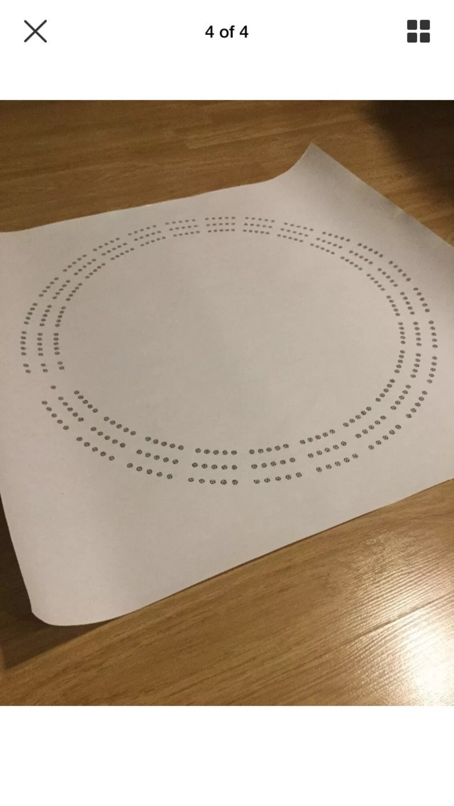 Large Round Cribbage Board Hole Pattern Paper Template 19 Etsy Canada