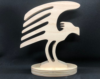 Decoratief vogelfiguurzaagpatroon