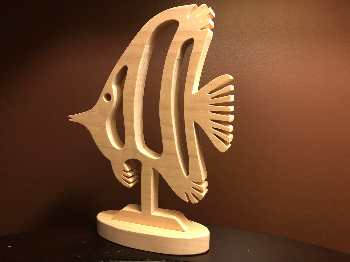 Wood Fish 2 Scroll Saw Pattern Etsy