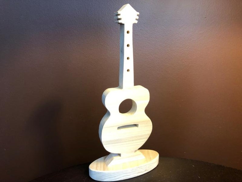 Wood Guitar Scroll Saw Pattern Etsy