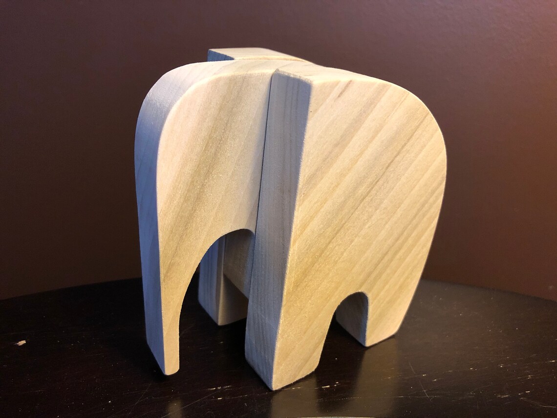 Wood Elephant Scroll Saw Pattern Etsy