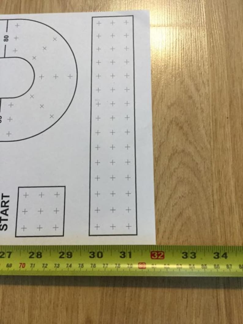 120 Hole Cribbage Board Template 120 Hole Cribbage Board Template