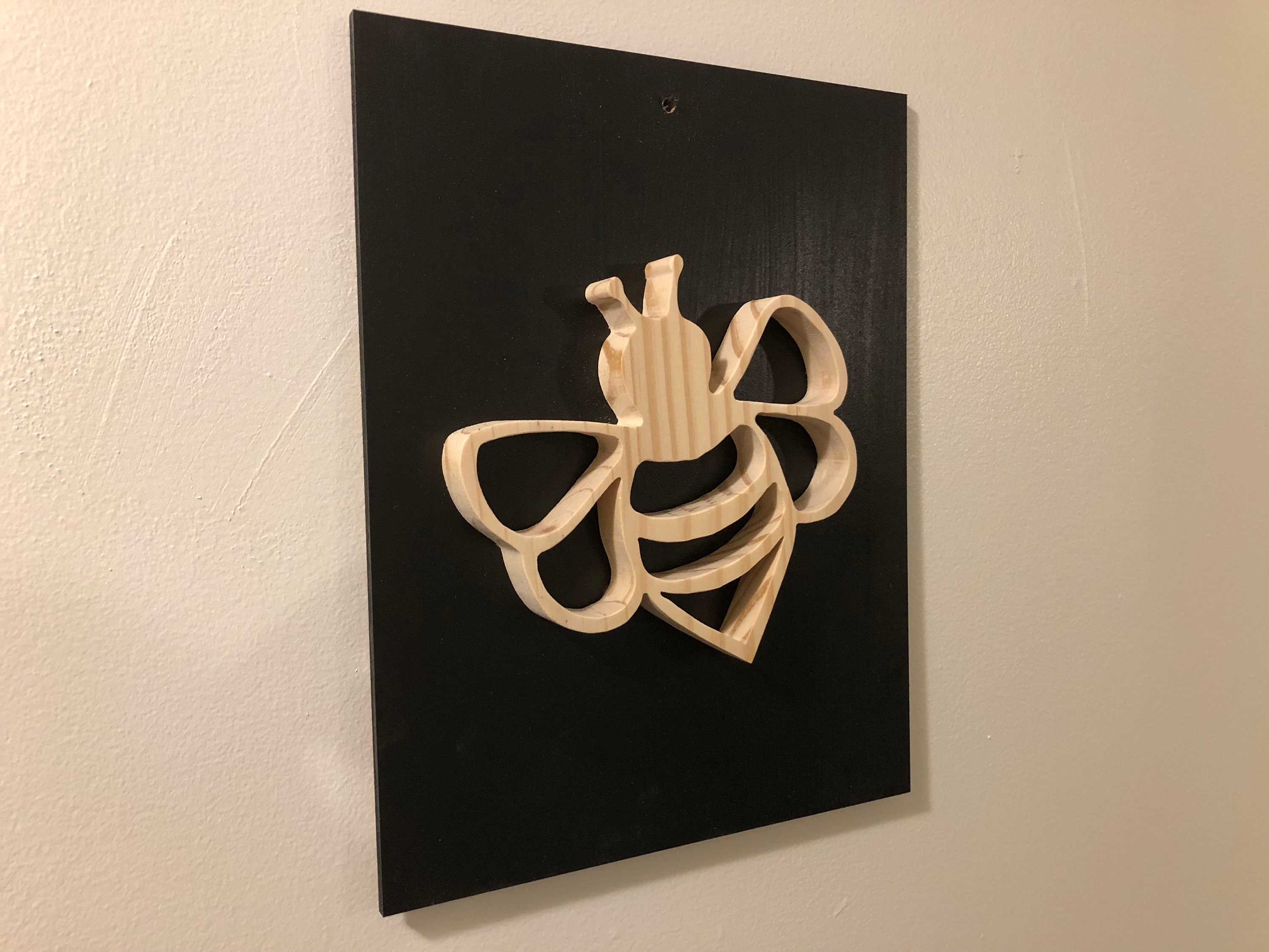 Bee Wall Art Scroll Saw Pattern Etsy