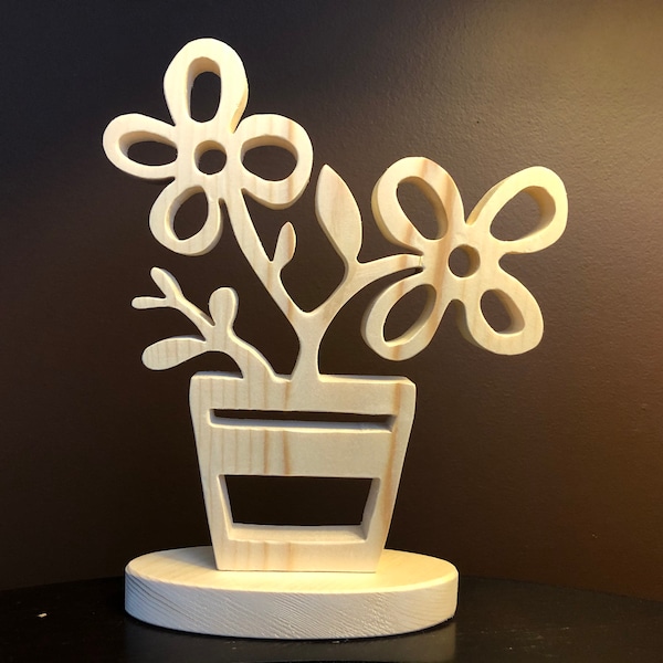 Wood Flowers Scroll Saw Pattern