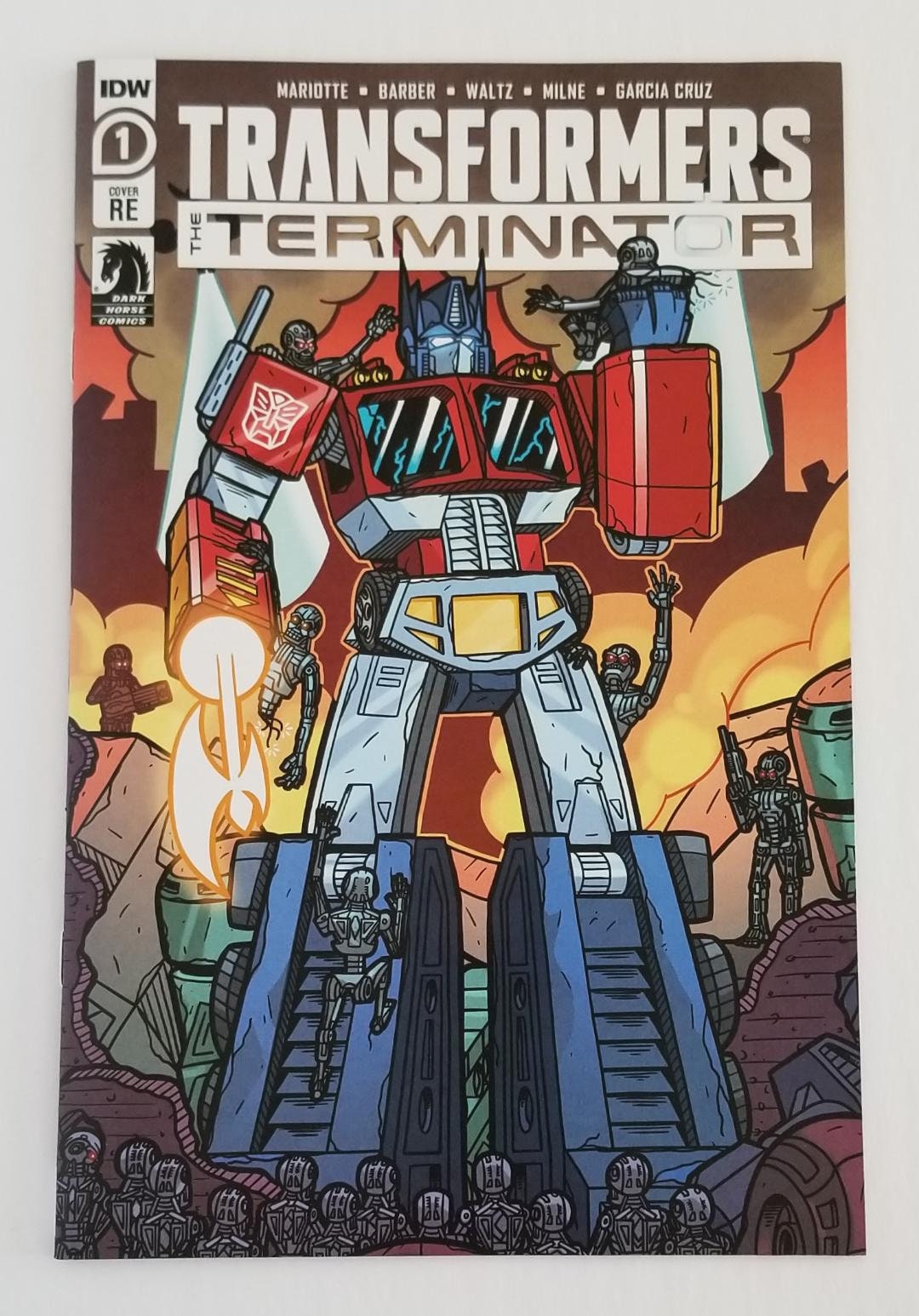 IDW / Dark Horse Transformers vs Terminator Issue No 1 Retail Exclusive