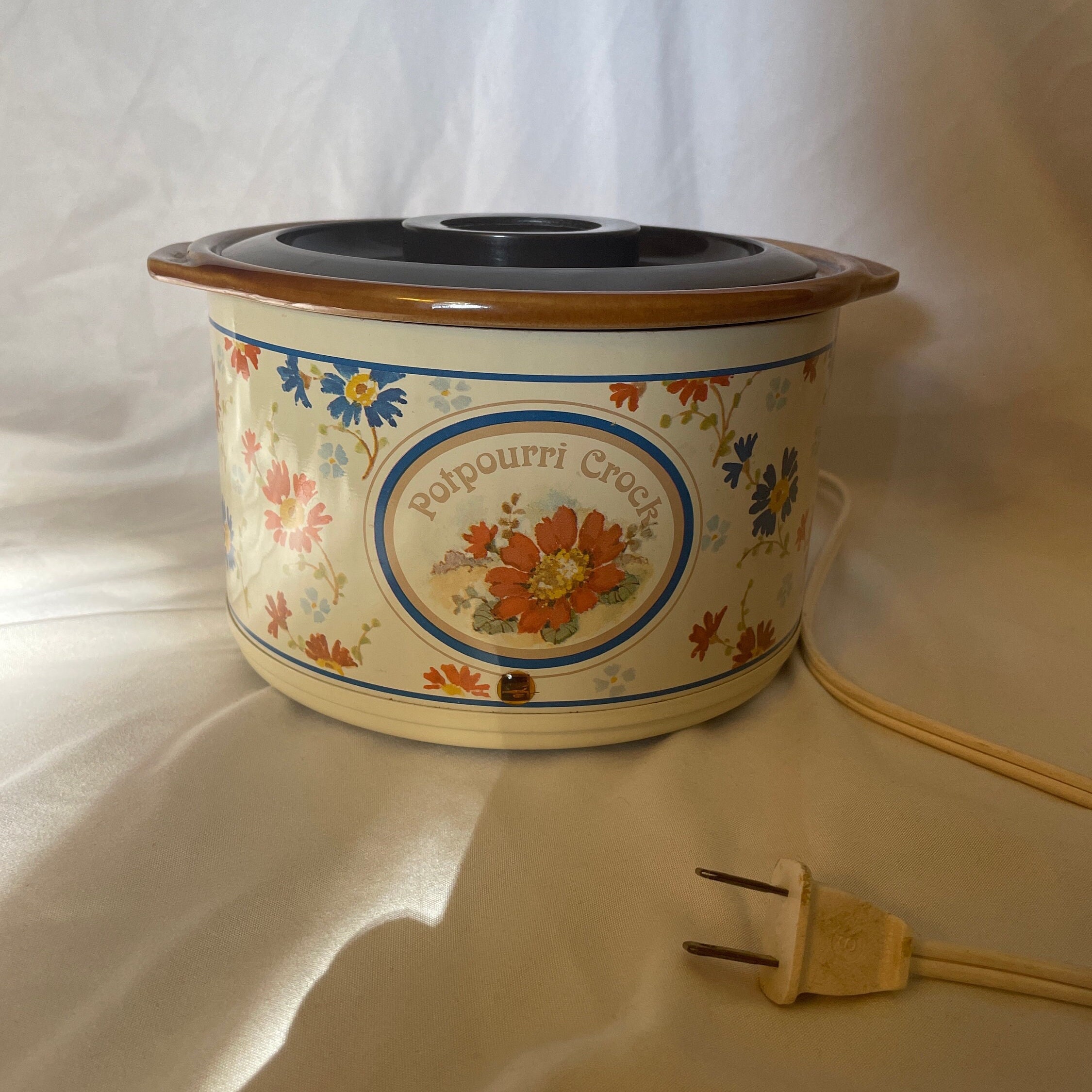 Vintage Potpourri Crock Pot Electric Potpourri Crock Rival 