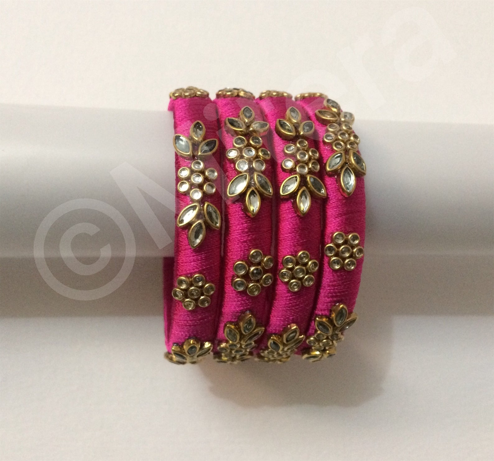 Silk thread bangles new designs 2018 Outlet