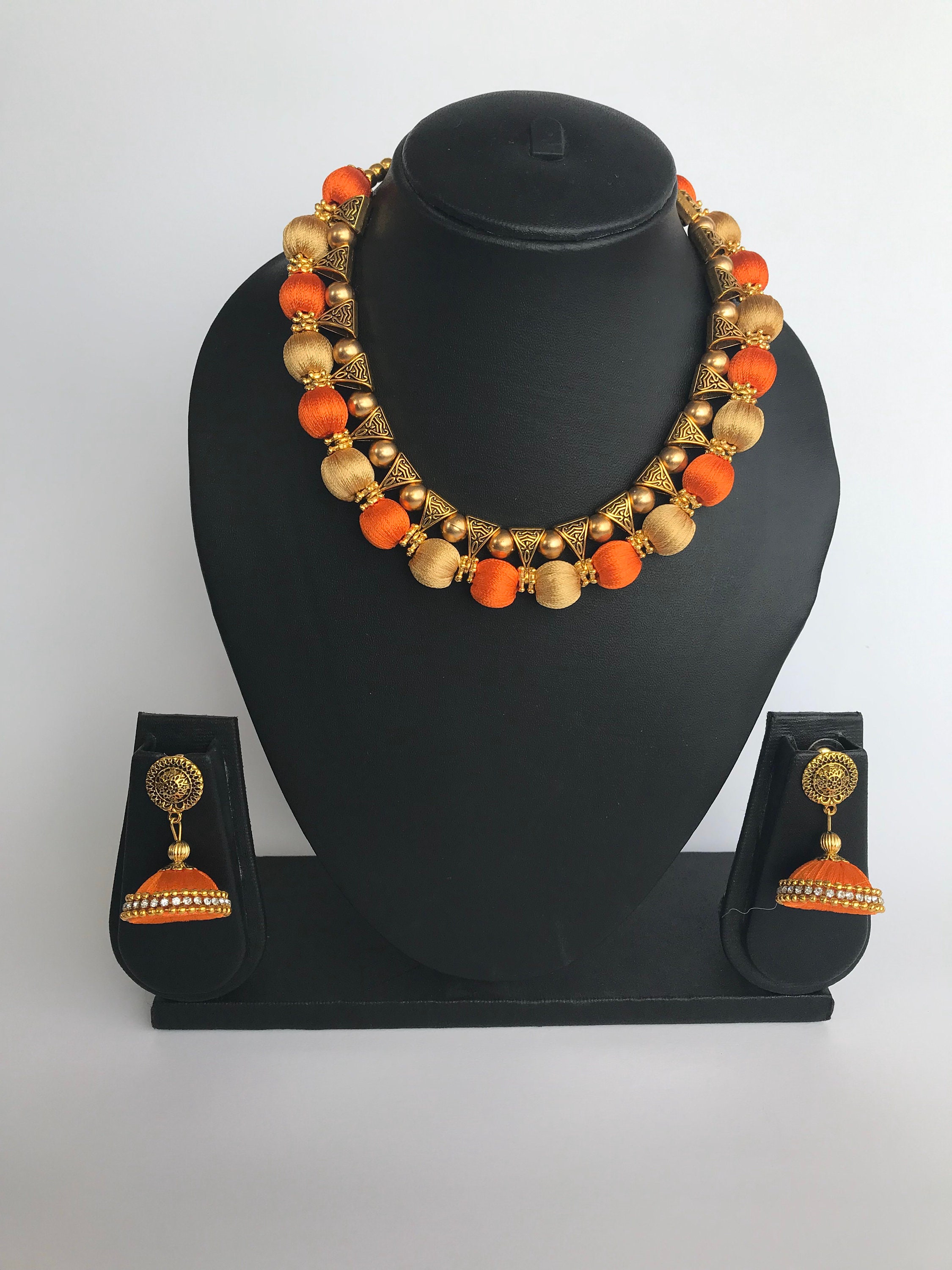 Silk thread pendant Clearance