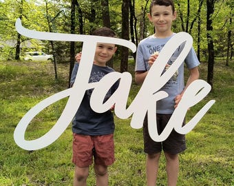 Custom Name Sign for Kids Sign Personalized Nursery Decor Baby Name Sign for Accent Wall in Nursery or Kids Room