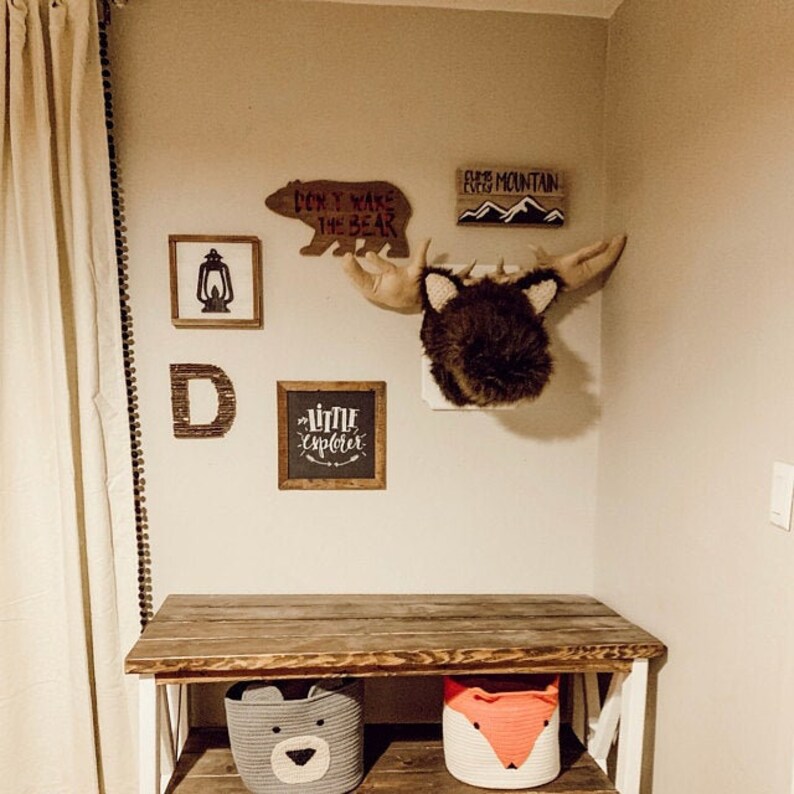 Woodland Nursery Decor Baby Boy Woodland Nursery Decor Etsy