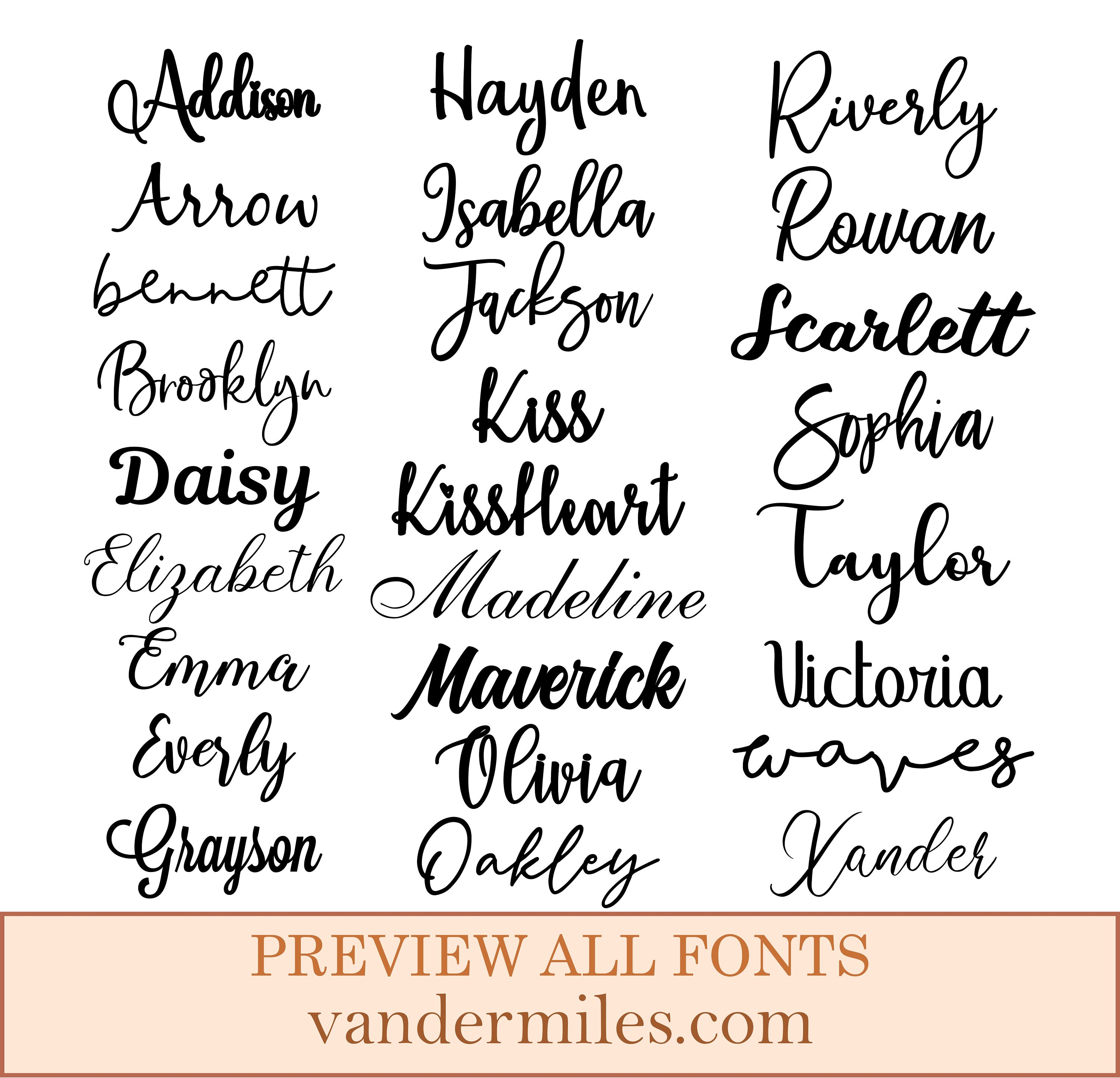 The Name Victoria In Cursive
