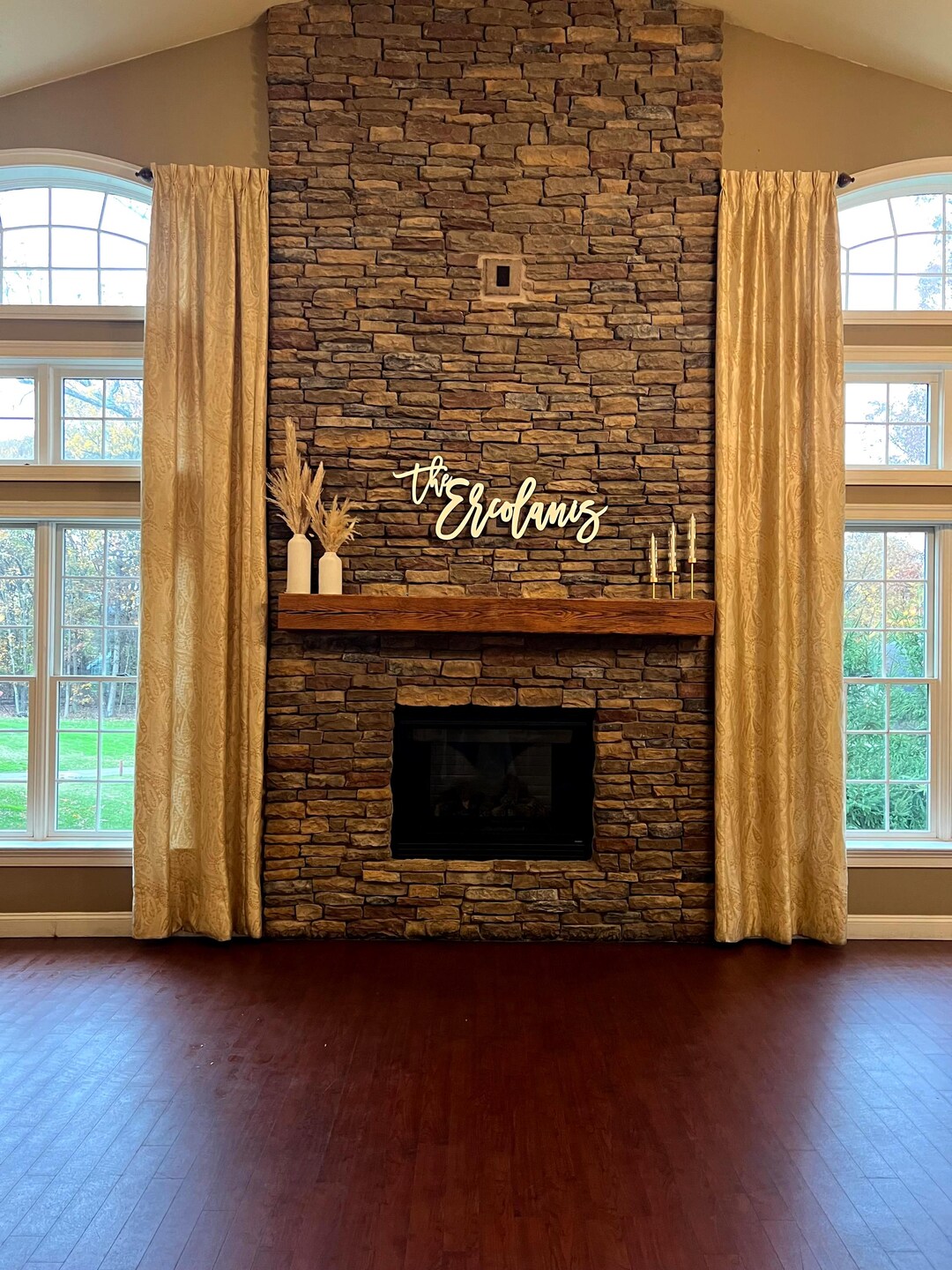 Last Name Wood Wedding Sign, Custom Wood Last Name Sign, Family Name ...
