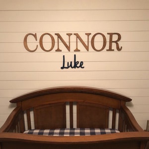 Custom Nursery Wood Name Sign for Baby Shower Gift or Personalized Nursery Decor, Kids Name Sign for Accent Wall in Nursery or Kids Room image 9