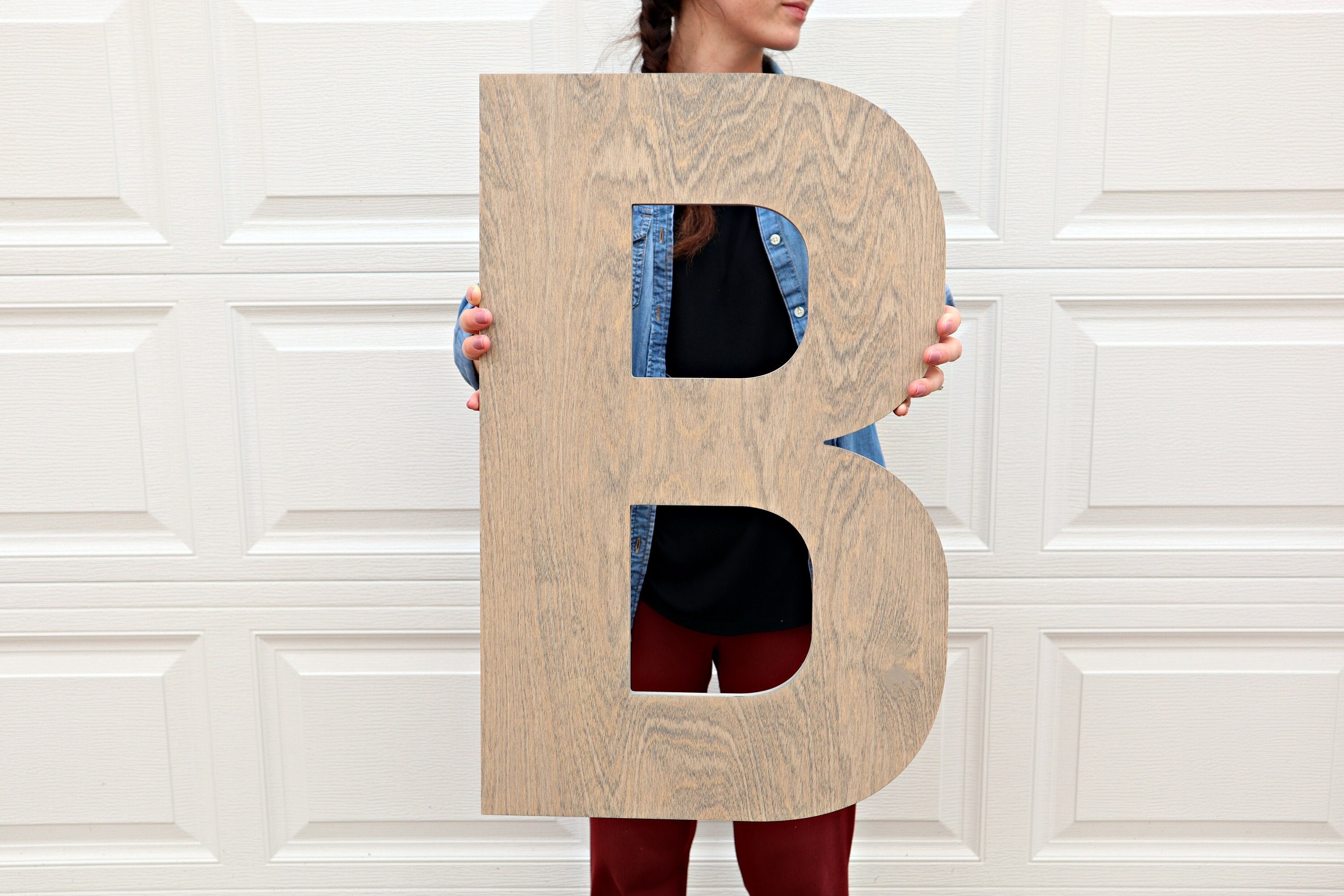 Fast Shipping Unfinished Wooden Alphabet Letters Set Wooden Letter Alphabet  Wall ABC Wall 