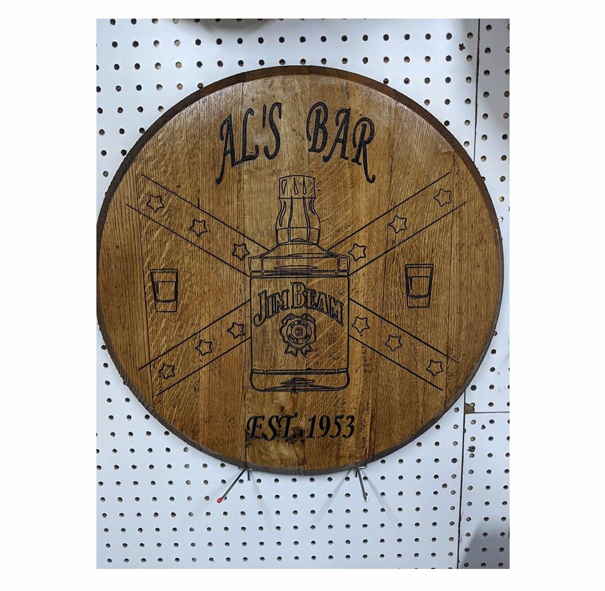 Engraved Whiskey Barrel Lids - Etsy