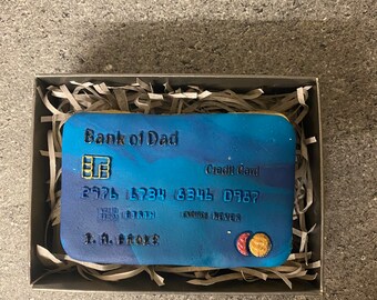 Credit card cookie (father day)