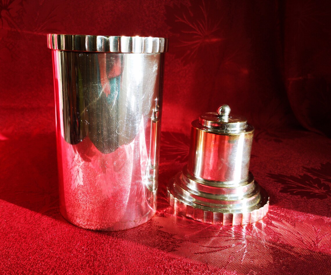 30s Art Déco Cocktail Shaker VICTORIA DESIGN BAUHAUS Etsy