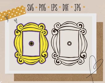 Download Friends Frame Svg Etsy