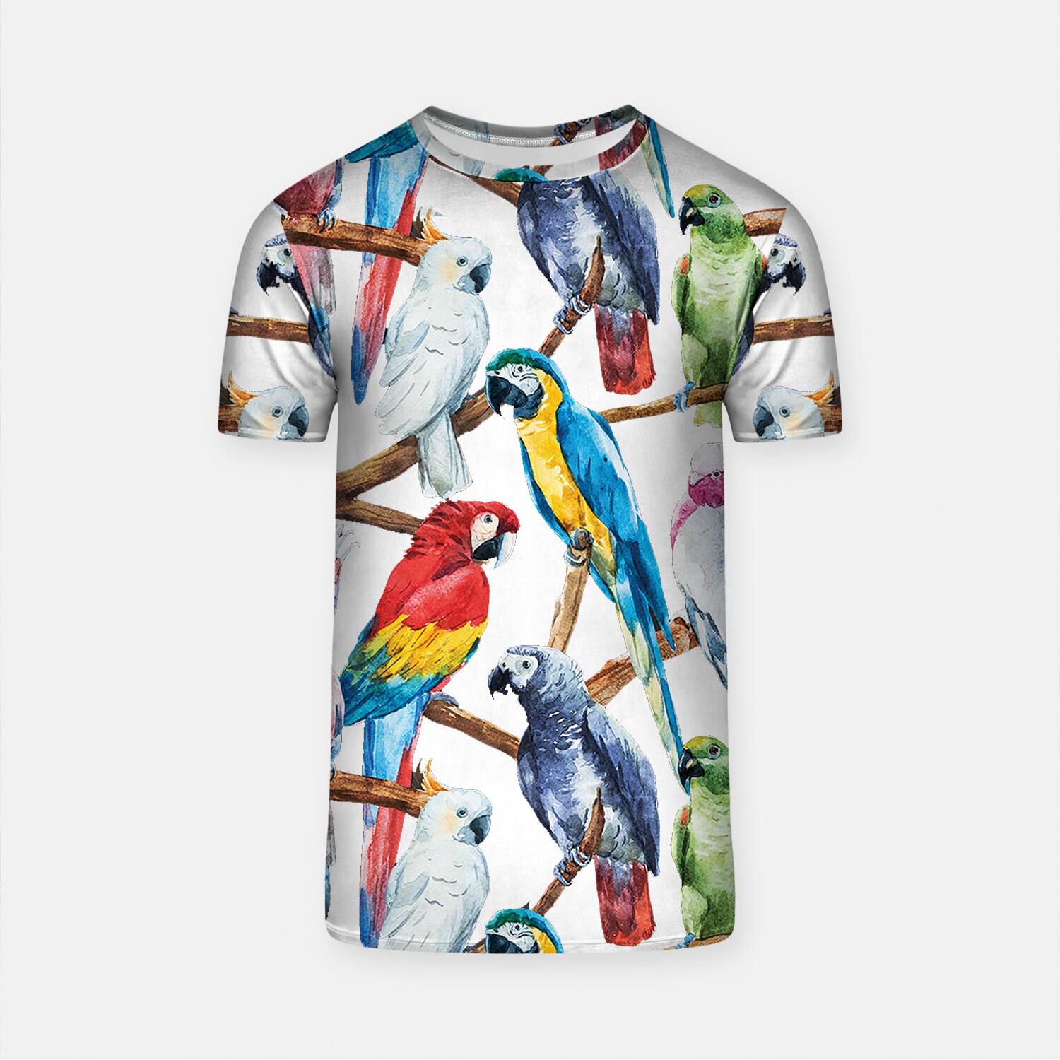 bird pattern shirt