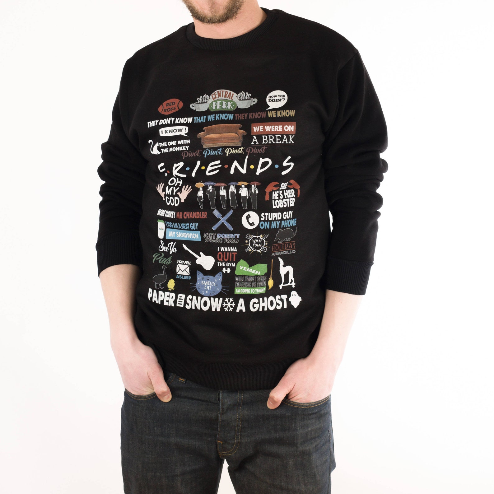 Friends TV Show Clothing Friends TV Show Sweatshirt Friends TV  Etsy