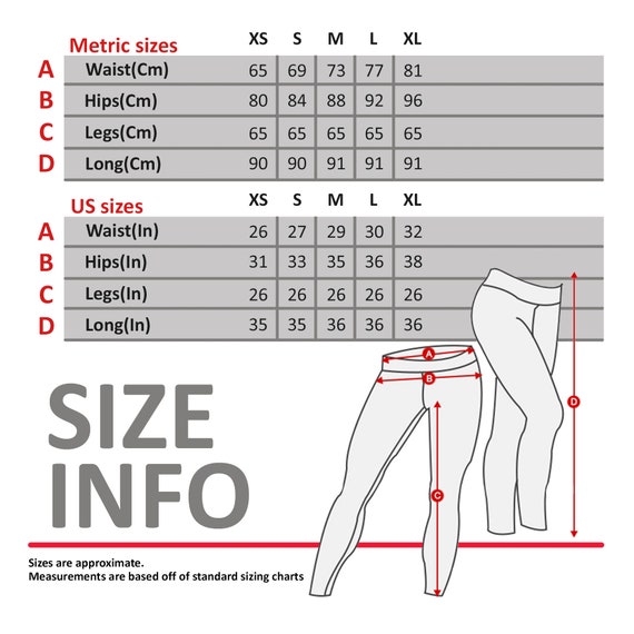 Tights Size Chart Abcd