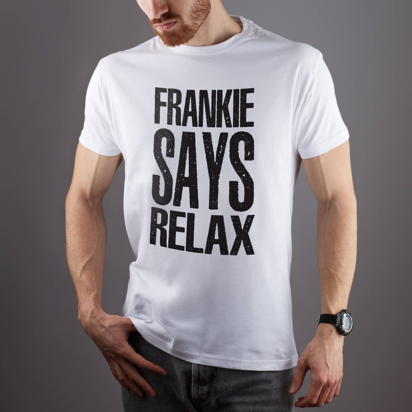Frankie says relax Mens shirt Fan t shirt Funny shirt 90s t Etsy