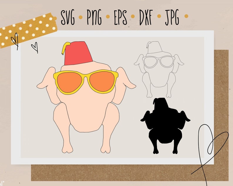 Download Turkey Friends Svg Friends Giving Svg Files Monica Turkey ...
