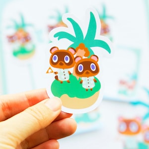 Animal Crossing Timmy e Tommy - adesivo de vinil