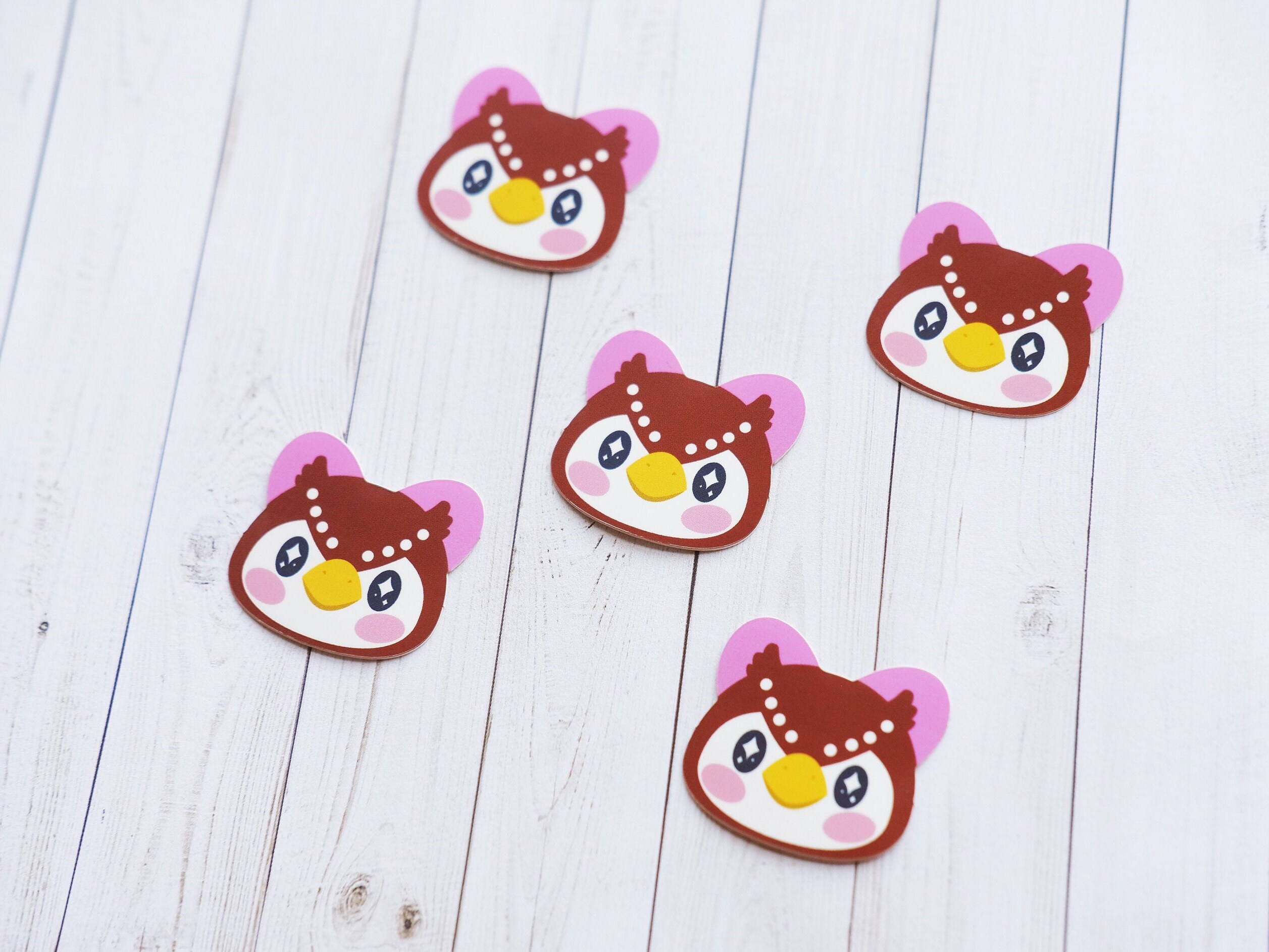 Celeste Sticker Pack (5 Stickers) Animal Crossing- Vinyl - Etsy