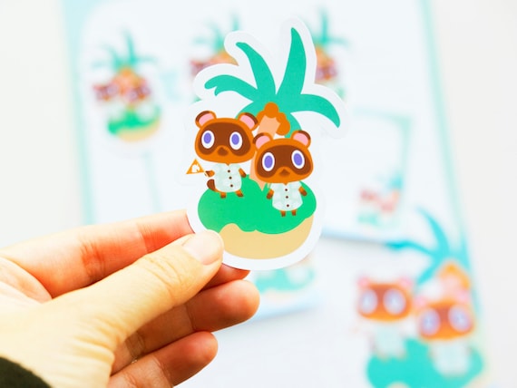 Animal Crossing Timmy /& Tommy Die Cut Sticker Set