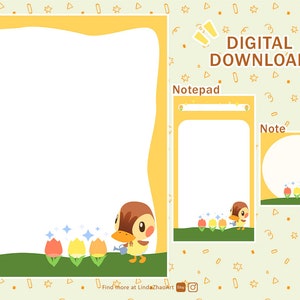 Conjunto de cartas e notas Molly para impressão Animal Crossing