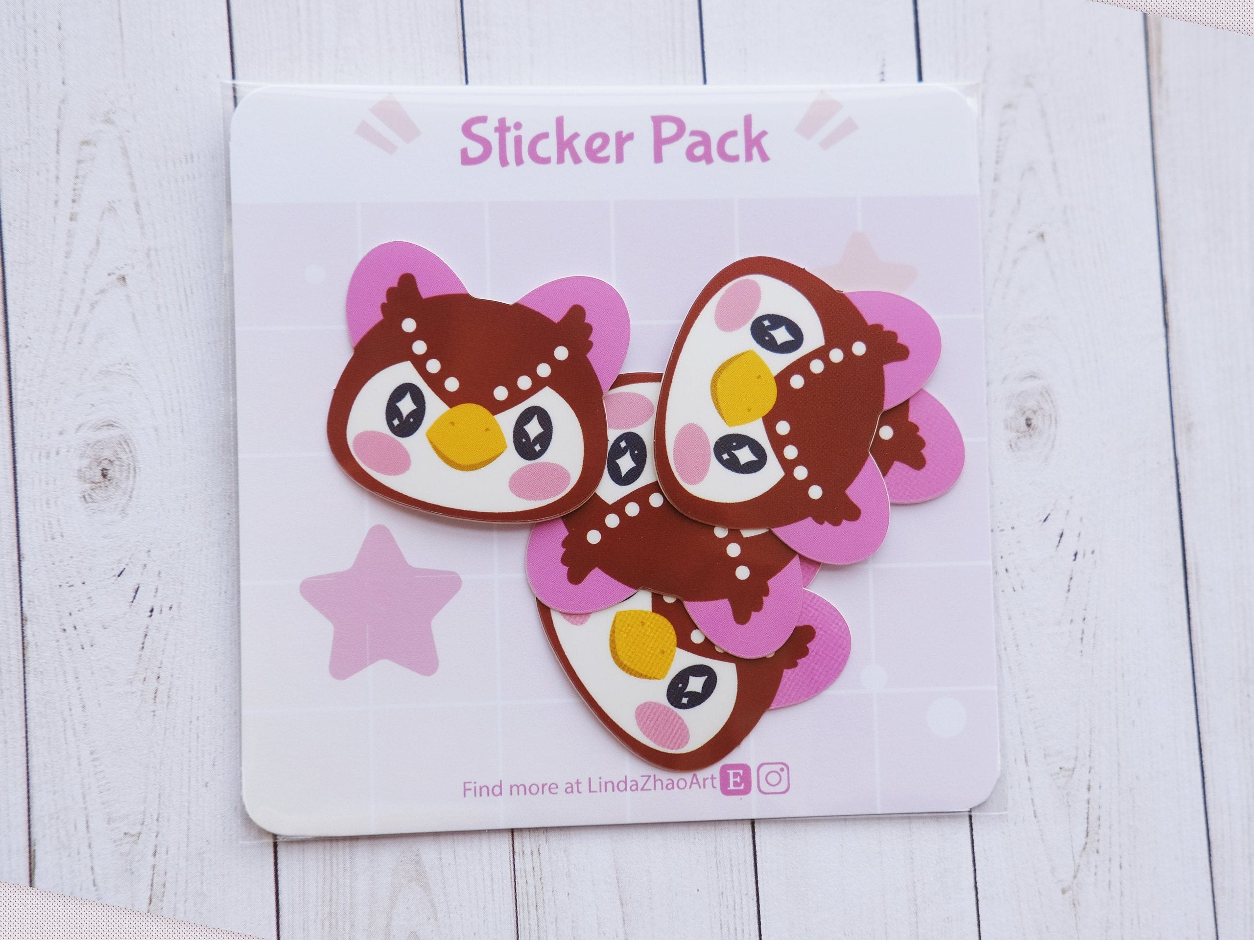 Celeste Sticker Pack (5 Stickers) Animal Crossing- Vinyl - Etsy